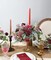25pcs Silk Fake Flowers Roses for DIY Wedding Bouquets Burgundy Centerpieces